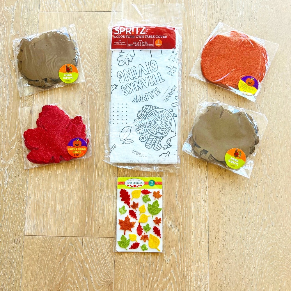Kid's Thanksgiving Family Craft Kit NEW